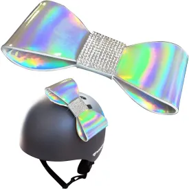Bow Knot for Helmet Windshield Decoration, Accessories for Bike, Motocross, Full Face Biker Helmet (Not Included)