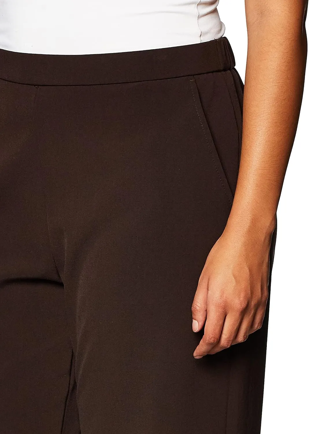 Briggs New York Women's Pull on Dress Pant (Regular Short & Tall Length)