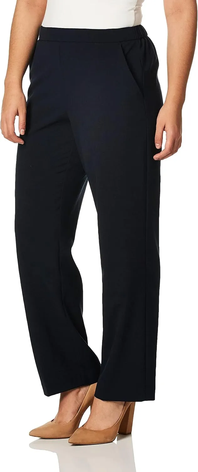 Briggs New York Women's Pull on Dress Pant (Regular Short & Tall Length)
