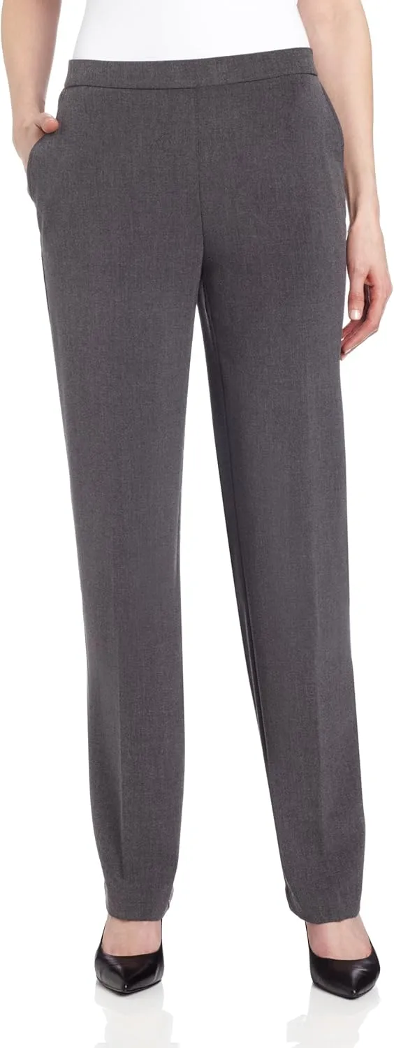 Briggs New York Women's Pull on Dress Pant (Regular Short & Tall Length)