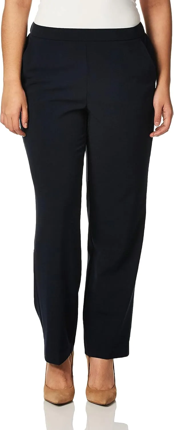 Briggs New York Women's Pull on Dress Pant (Regular Short & Tall Length)