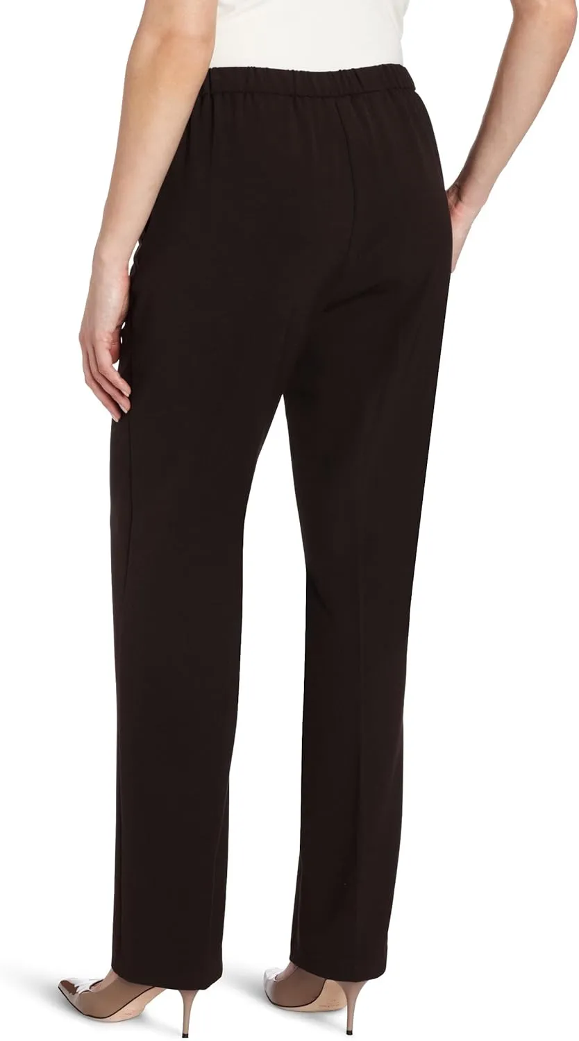 Briggs New York Women's Pull on Dress Pant (Regular Short & Tall Length)