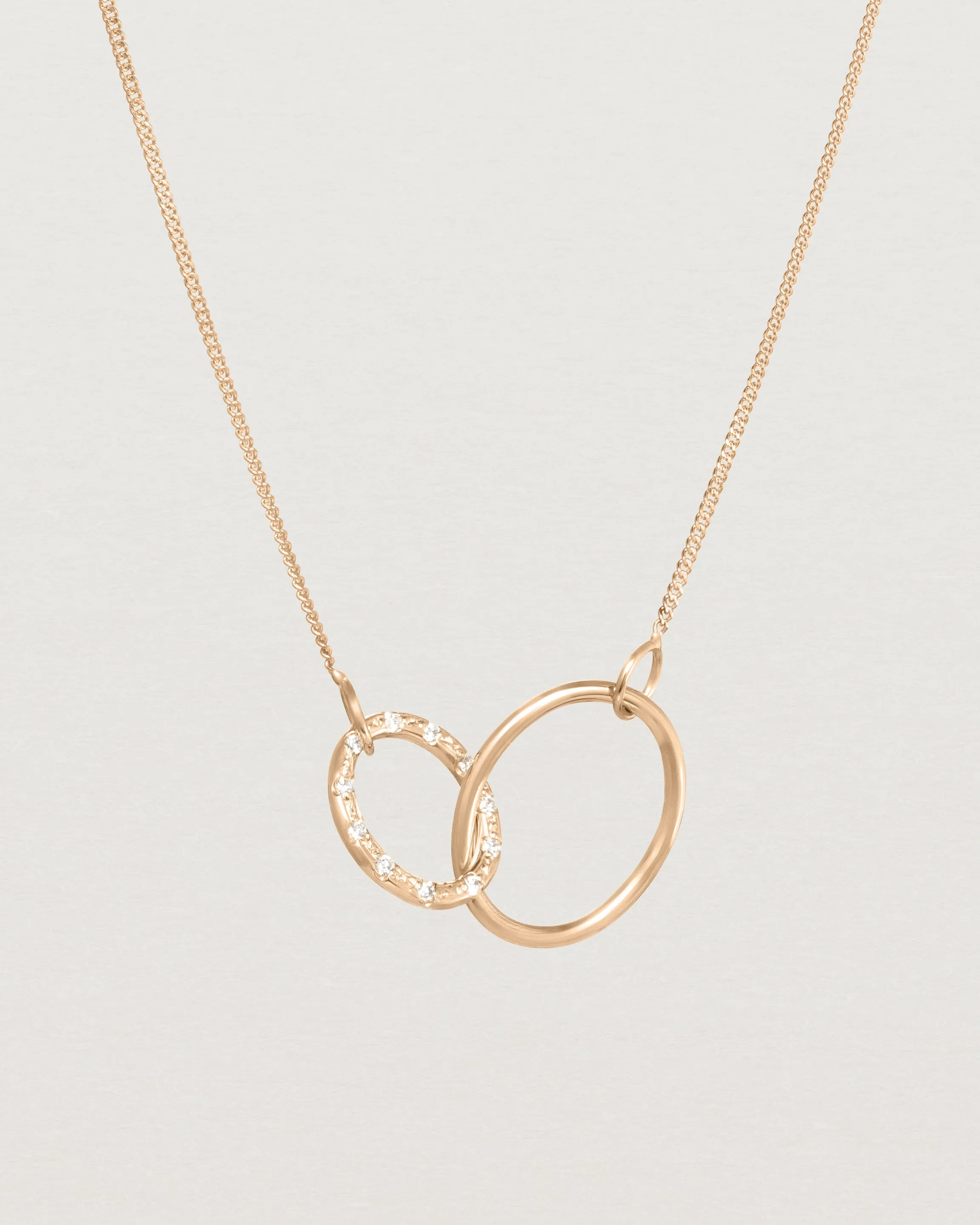Cascade Loop Through Oval Necklace | Diamonds