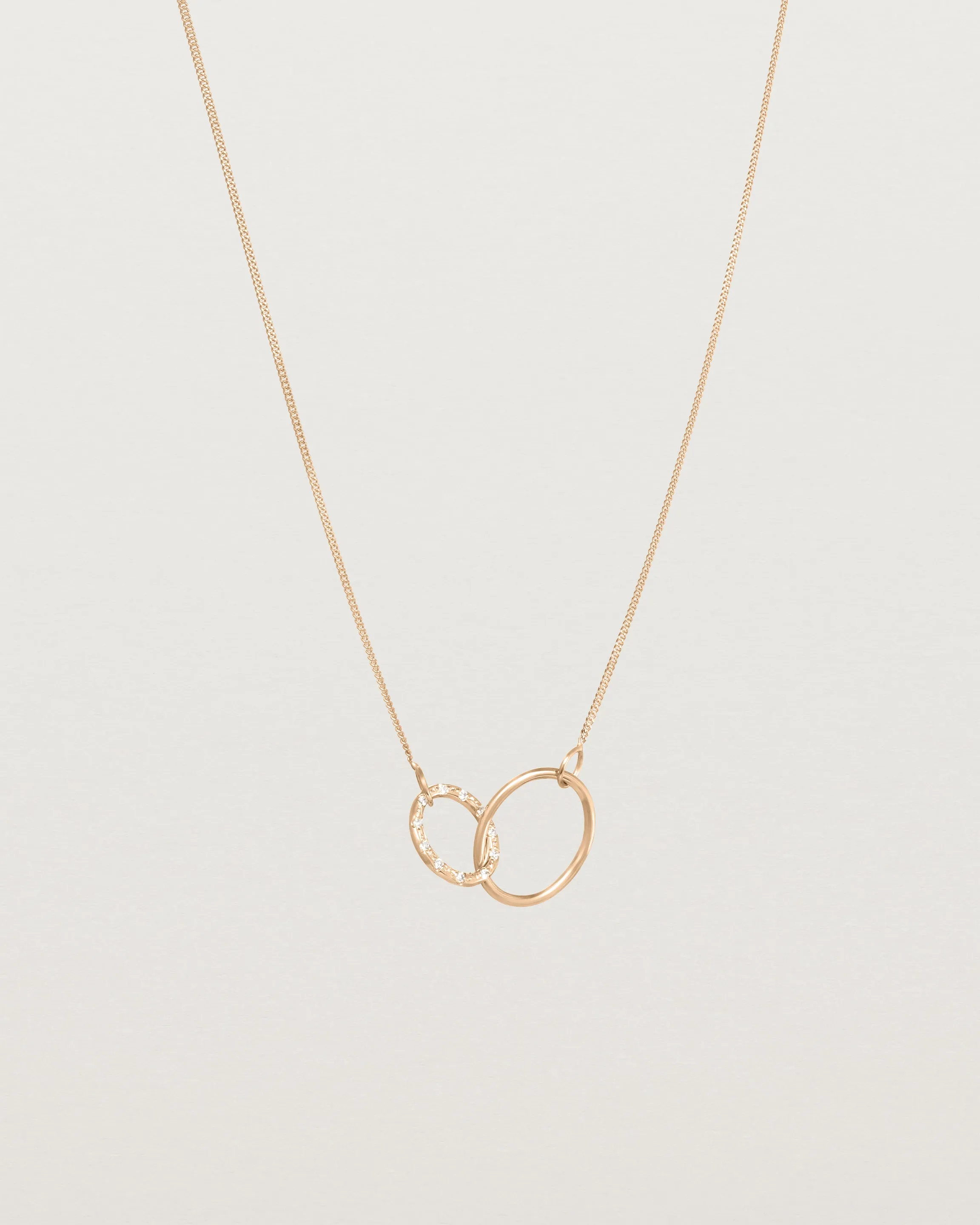 Cascade Loop Through Oval Necklace | Diamonds