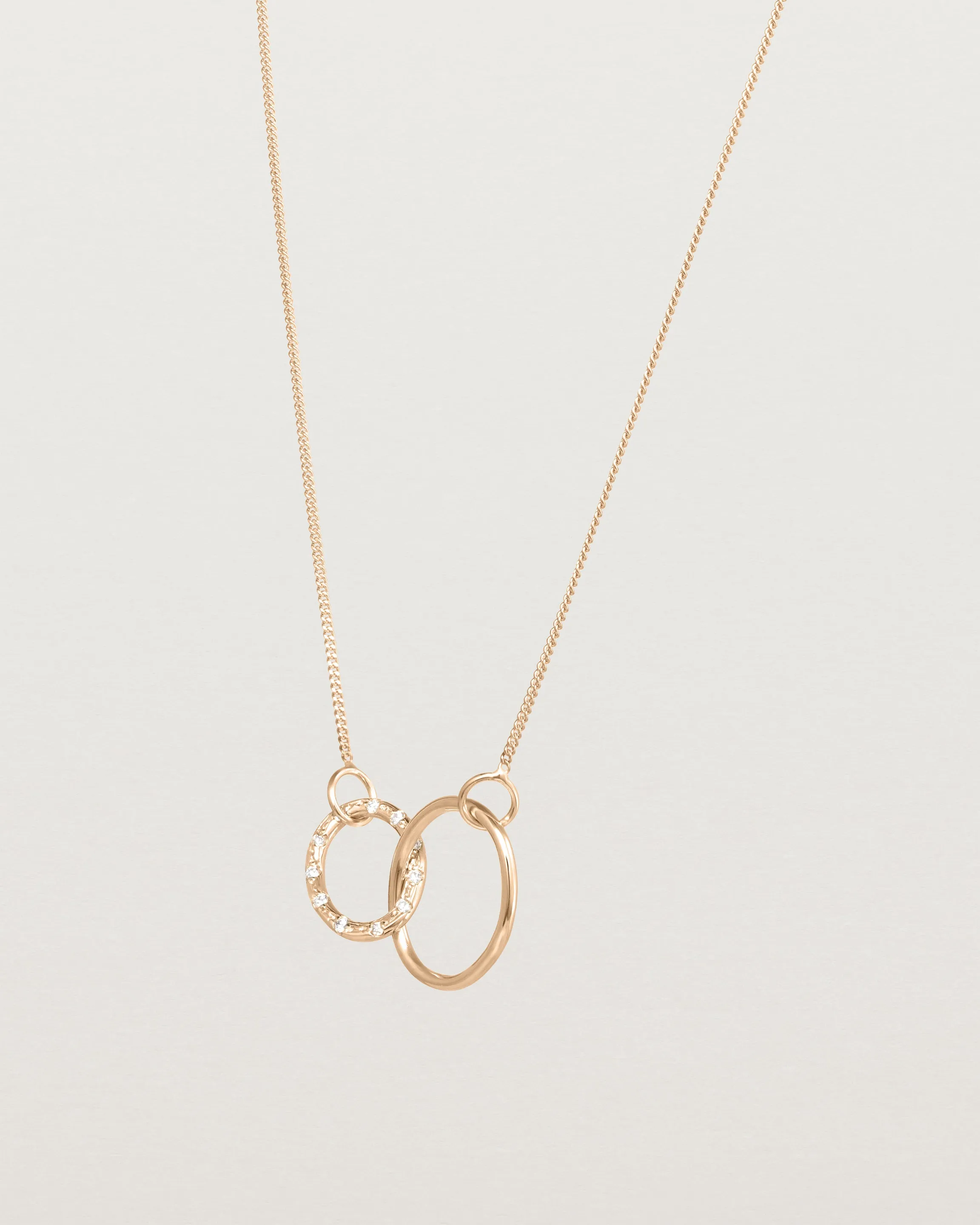 Cascade Loop Through Oval Necklace | Diamonds
