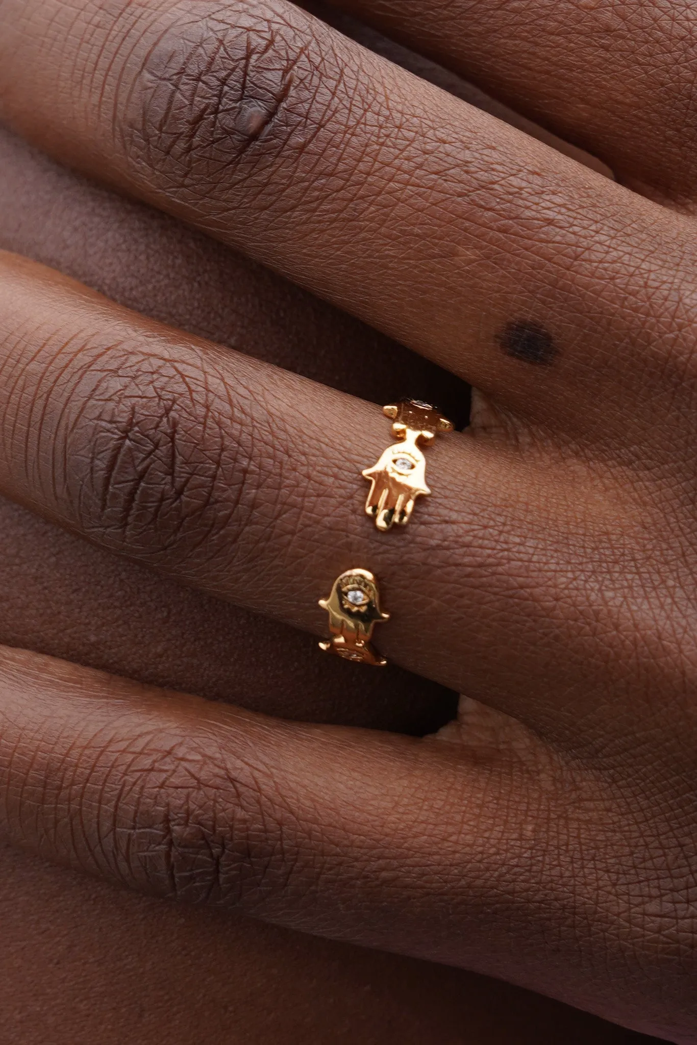 Hamsa Hand Ring