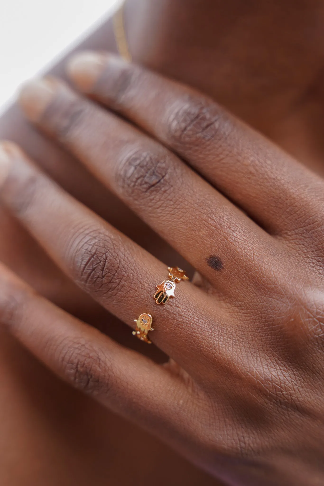 Hamsa Hand Ring