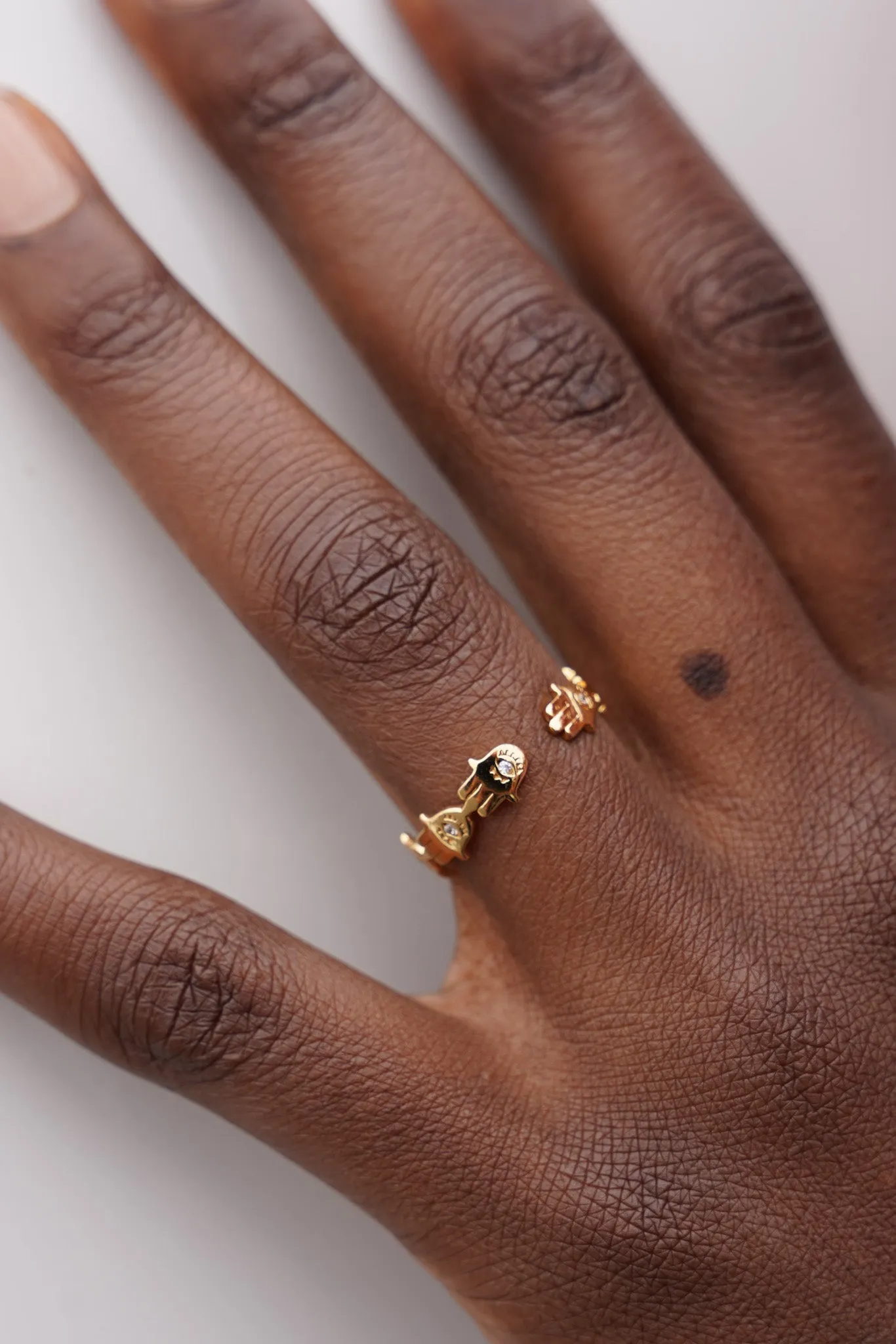 Hamsa Hand Ring