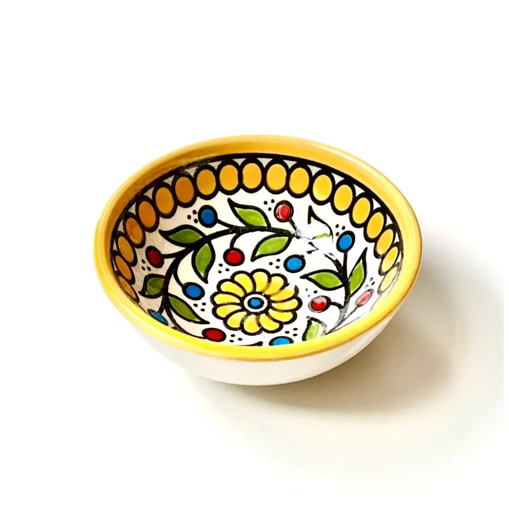 Hand-painted West Bank Dipping Bowl - Choose Your Color