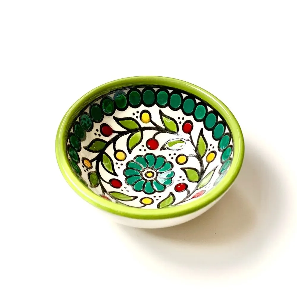Hand-painted West Bank Dipping Bowl - Choose Your Color