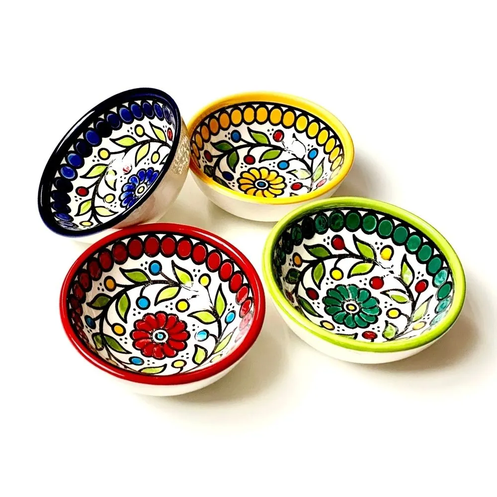 Hand-painted West Bank Dipping Bowl - Choose Your Color