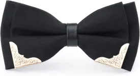 Men's Bow Tie, Pre-Tied Satin Bowtie for Men Clip-On Formal Tuxedo or Weddings & Easter Day Dinner Parties & Events N-M-T5