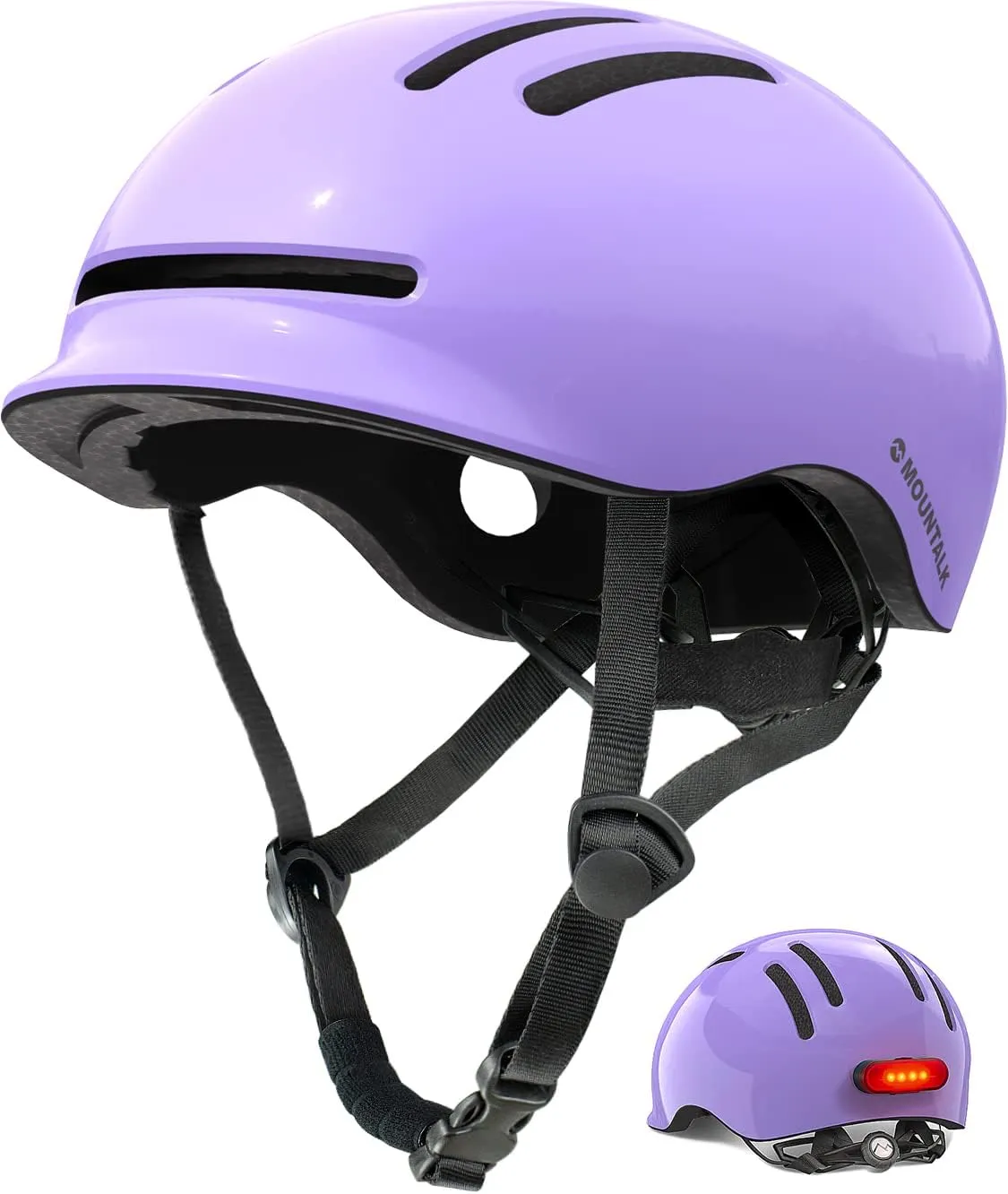 MOUNTALK Bike Helmets for Adults Men Women,Mens/Womens Bicycle Helmet with Magnetic Light,Youth Boys/Girls Helmet, Kids Helmets for 4 Years 