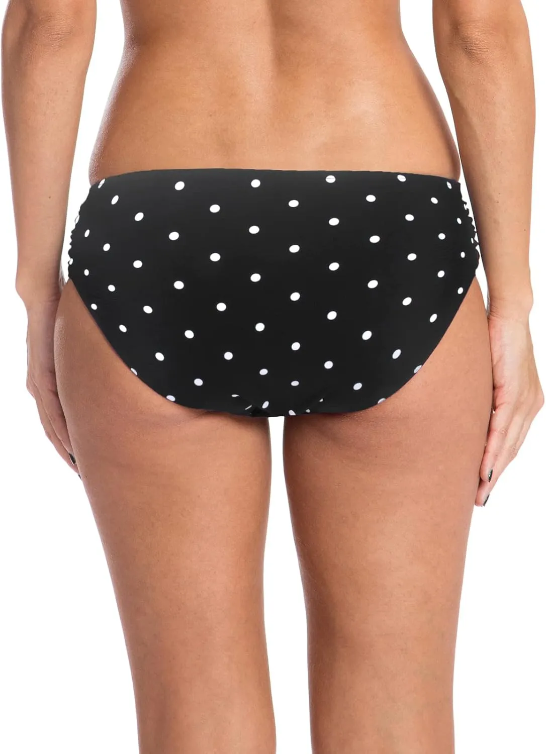 Ocean Blues Women's Ruched Sides Bikini Bottom Full Coverage Bikini Bottom