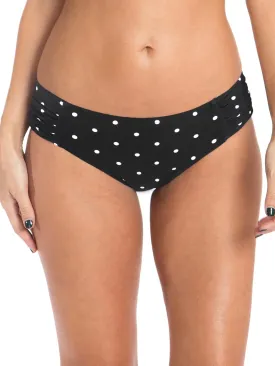 Ocean Blues Women's Ruched Sides Bikini Bottom Full Coverage Bikini Bottom