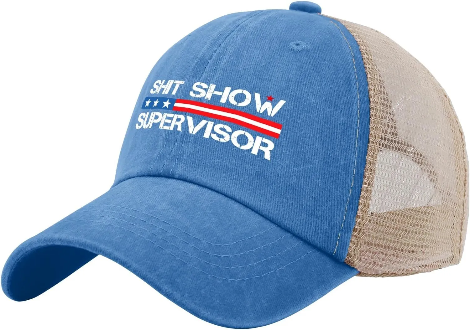 OOMOO Meme caps for Men Shit Show Supervisor Cap Meme Gifts for Men