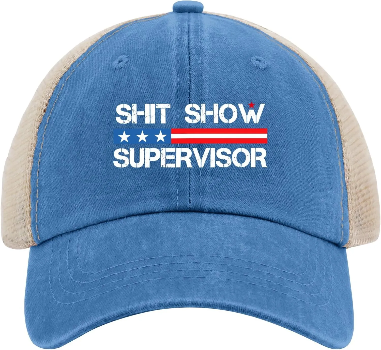 OOMOO Meme caps for Men Shit Show Supervisor Cap Meme Gifts for Men