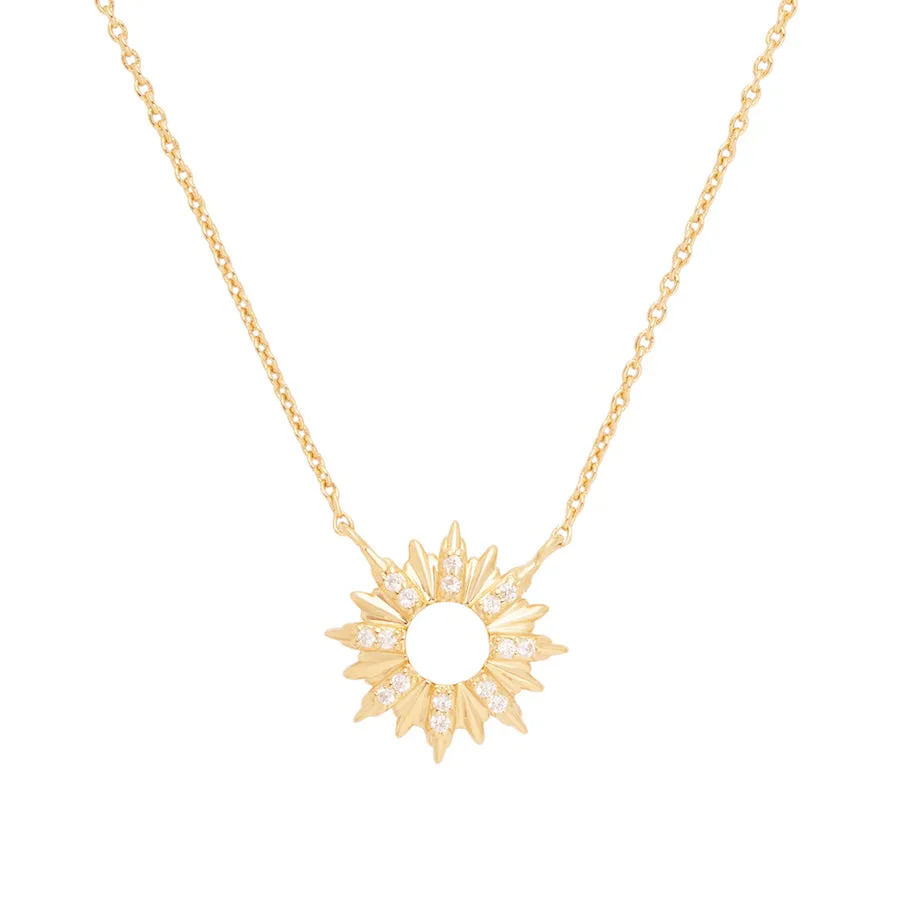 Petite Sunseeker 14K Gold Vermeil Necklace