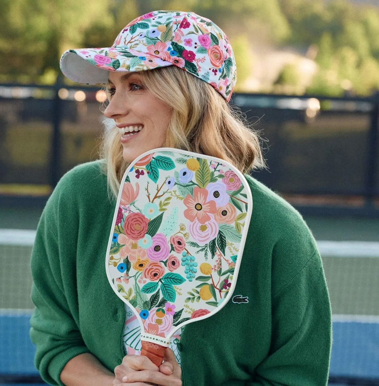 RIFLE PAPER CO. Women's Baseball Hat, 7" Brim, Classic Six-Panel Print Cap with Adjustable Strap, One Size Fits All