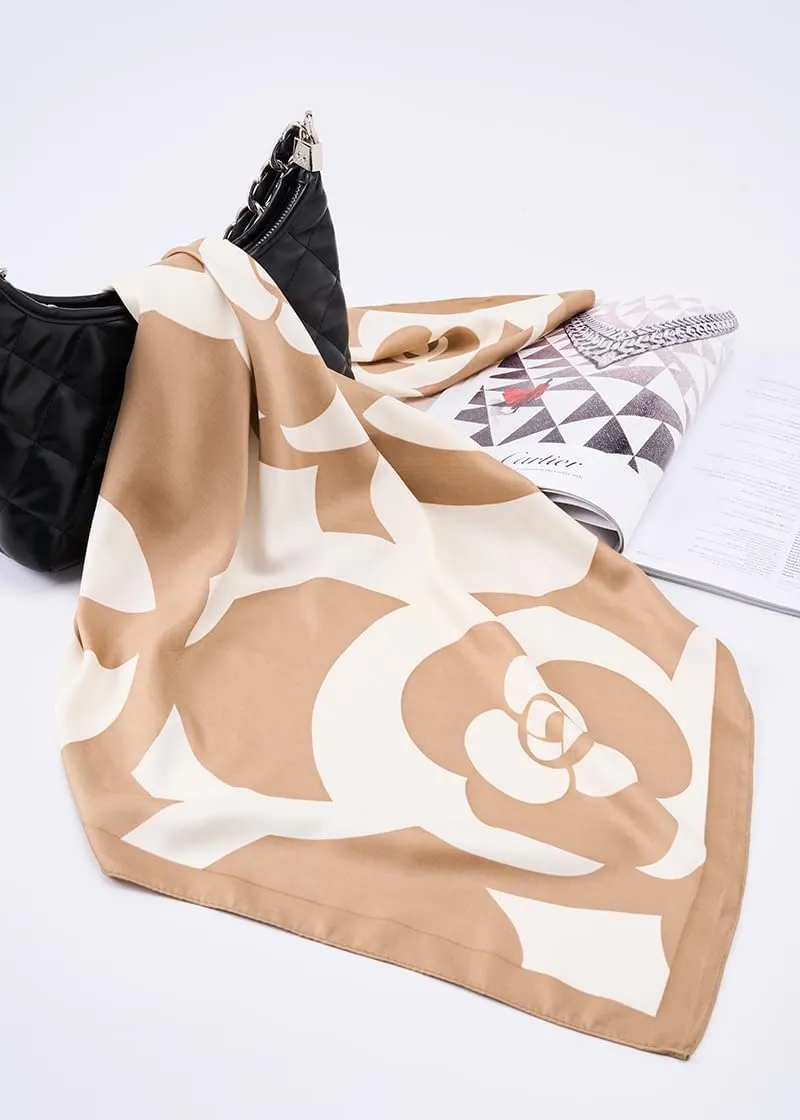 Silk Feeling Scarf for Women Satin Head Scarf for Women's Hair Bandanas for Women Hair Wrap