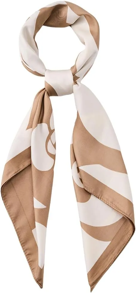 Silk Feeling Scarf for Women Satin Head Scarf for Women's Hair Bandanas for Women Hair Wrap