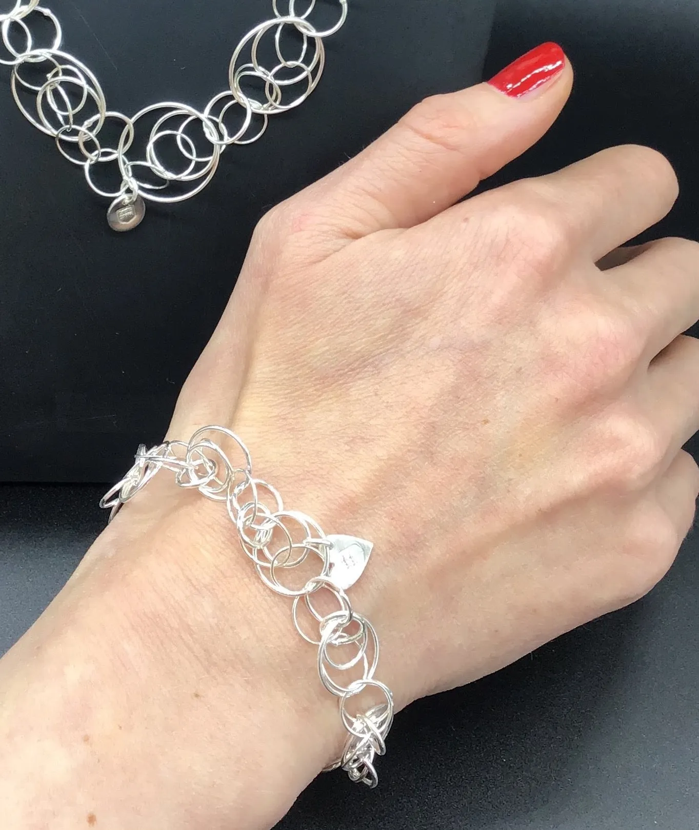 Silver Jumble Necklace