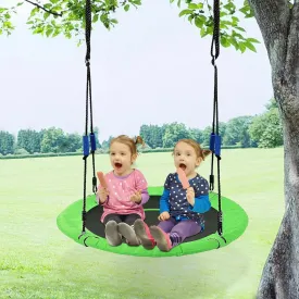 Tree Swing, 40 Inch Flying Saucer Swing for Kids Outdoor - 750Lb Weight Capacity, Round Disc Swings, 900D Oxford Waterproof Fabric, Tree Swings Sets for Backyard, Outdoor Playground